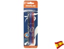 Boli roller corregible pack de 3 colores