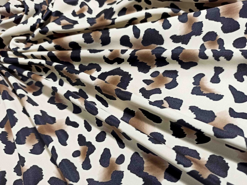 Lycra estampado de leopardo