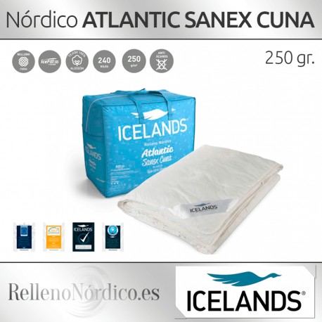 RELLENO NÓRDICO CUNA FIBRA ATLANTIC SANEX DE ICELANDS