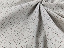 Popelín aspecto lino estrellas
