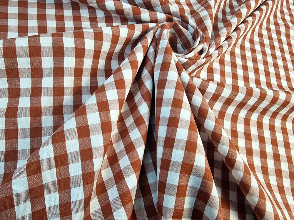 Popelin algodón vichy 9mm