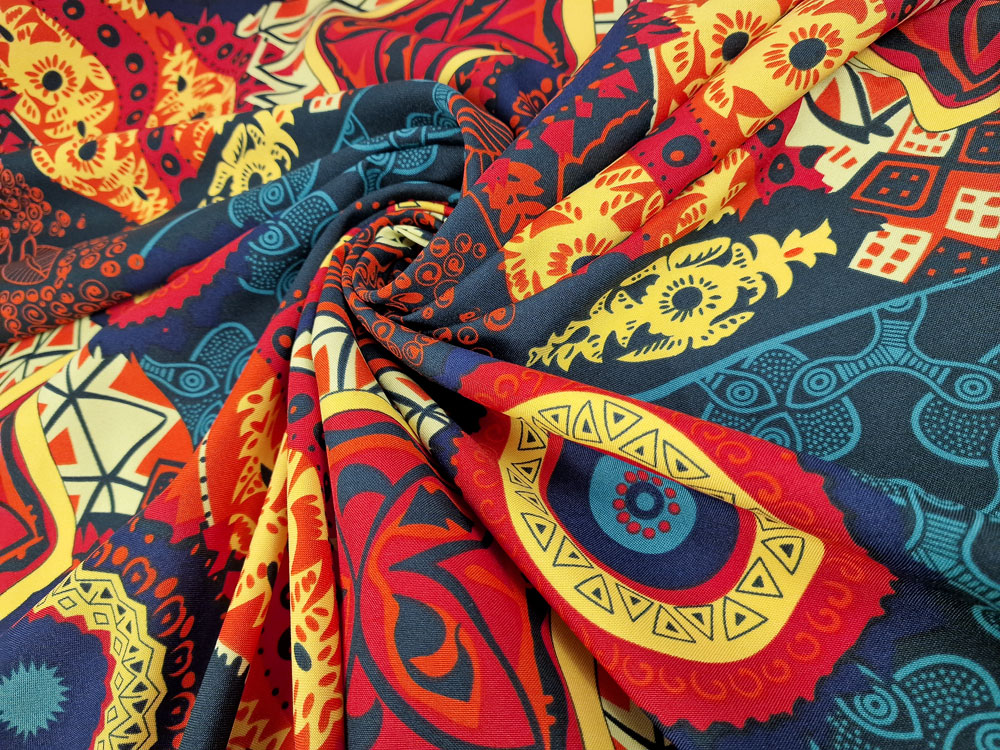 Strech estampado africano