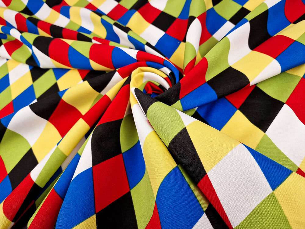 Strech rombos colores Arlequín