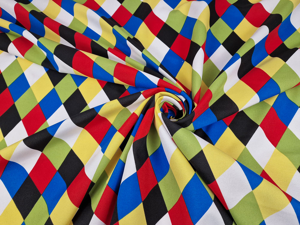 Strech rombos colores Arlequín