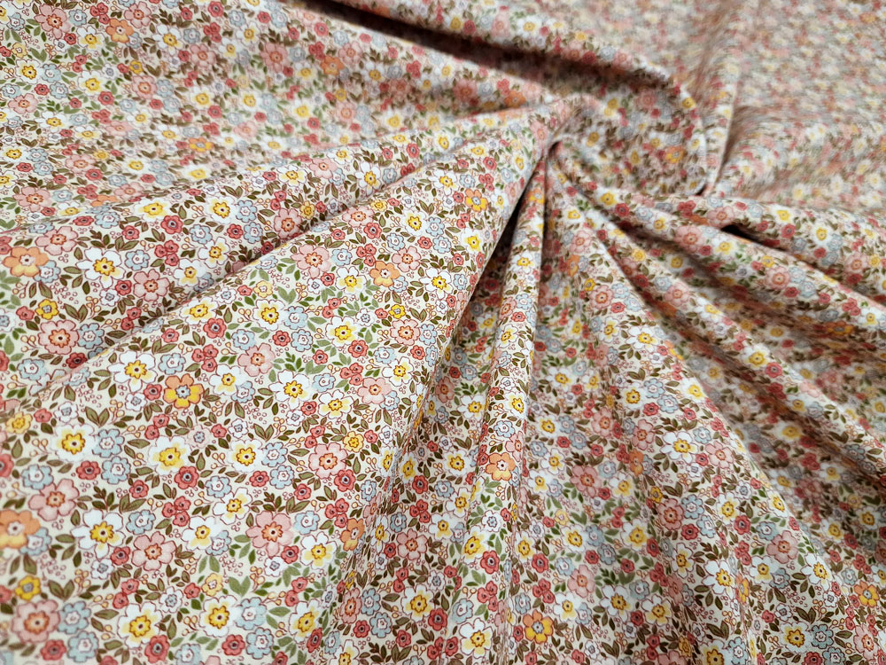 Algodón 100% Fleur tupido