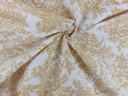 Loneta resinada toile de jouy mostaza