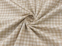 Algodón 100% vichy 10mm camel