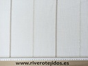 Visillo lista tostada y beige