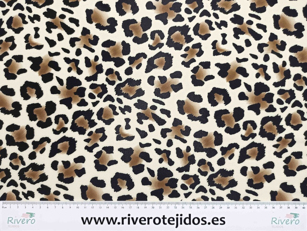 Lycra estampado de leopardo