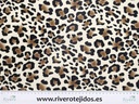 Lycra estampado de leopardo