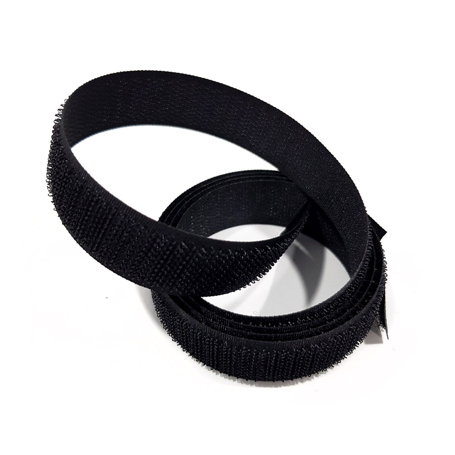 Velcro Coser Macho Negro