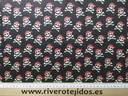 Algodón 100%, calavera de pirata