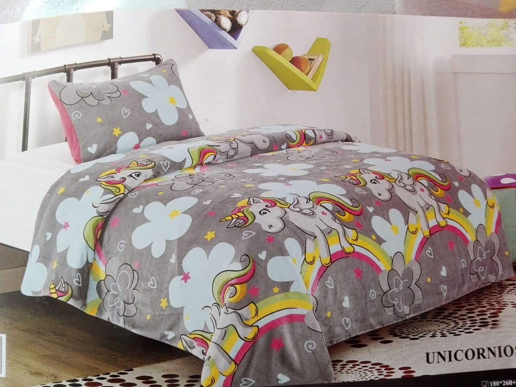 Sherpa unicornios cama 90