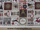 Loneta navidad de patchwork