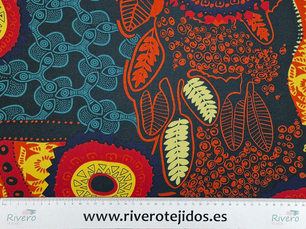 Strech estampado africano