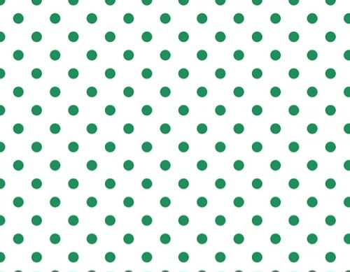 Strech fondo blanco lunar verde