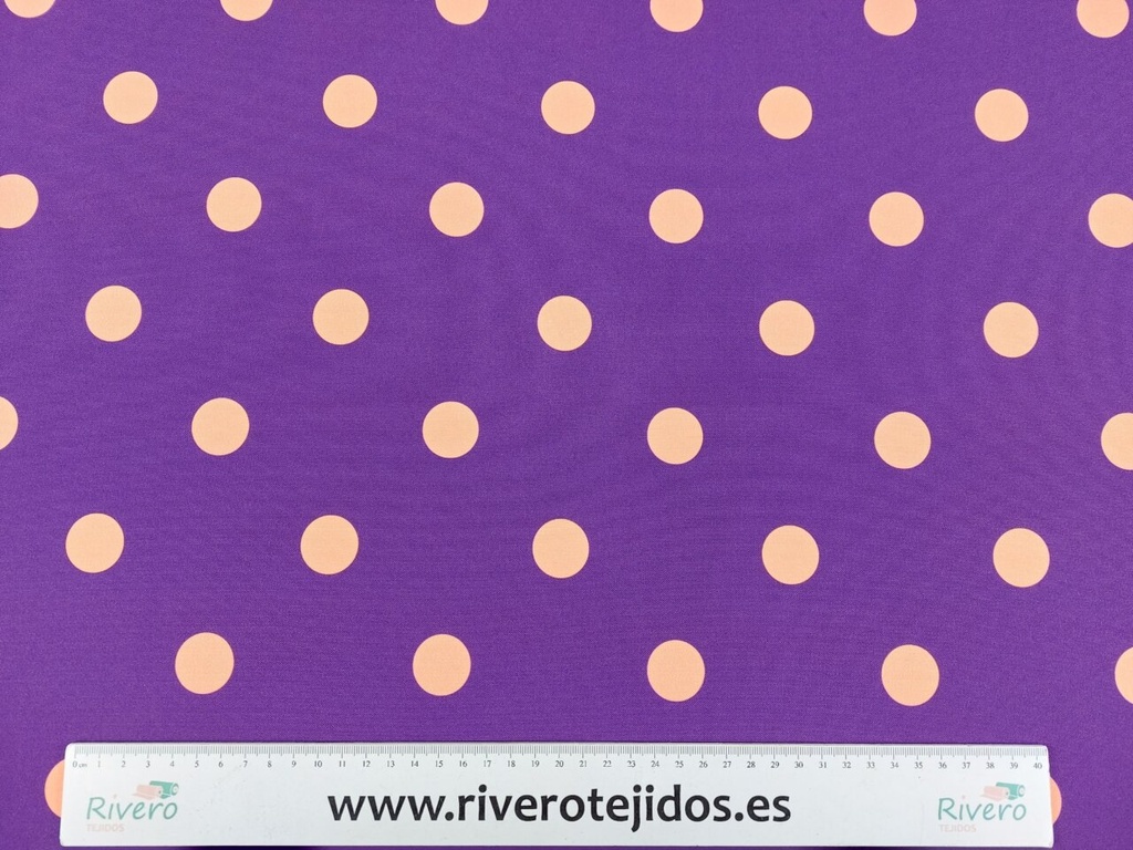 Strech fondo morado lunar color