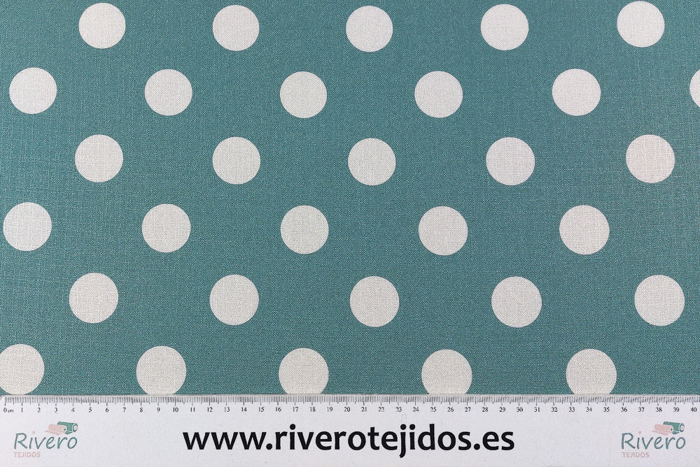 Poli-lino fondo color lunar crudo 30mm