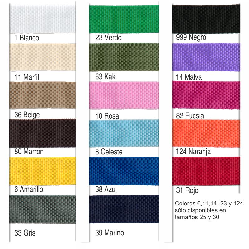 Cinta mochila de poliéster 25mm