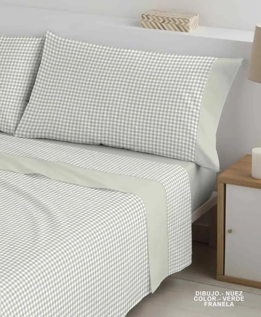 Juego sábanas franela Nuez verde Polo polo