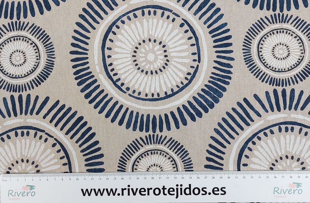 Panamá mandala azul