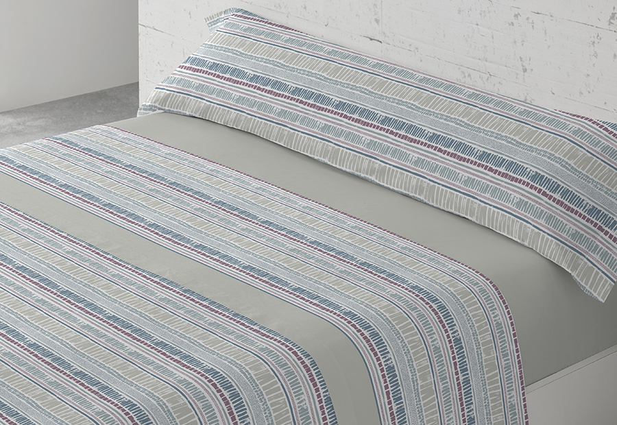 Sábana coralina 180gr estampada PADUANA Pacifico beige