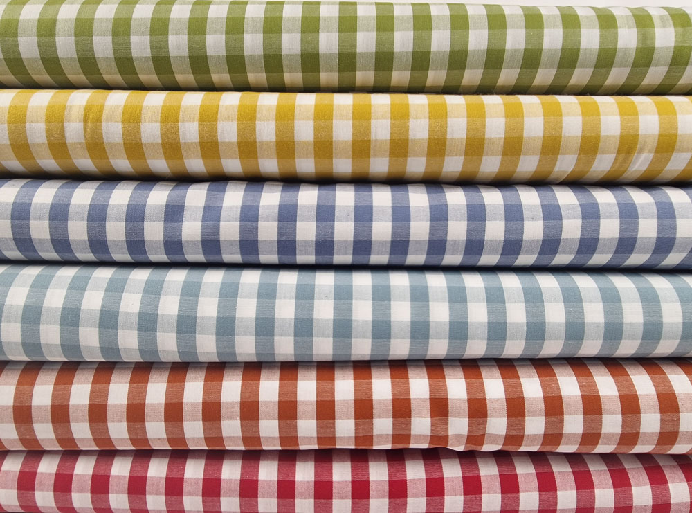 Popelin algodón vichy 9mm