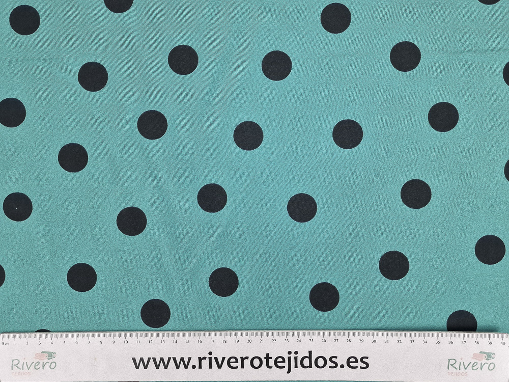 Strech esmeralda lunar negro 25mm