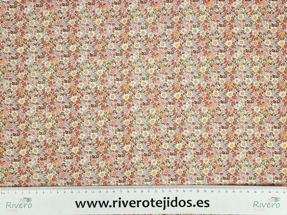 Algodón 100% Fleur tupido