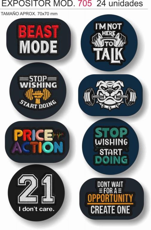 Parches adhesivos 705