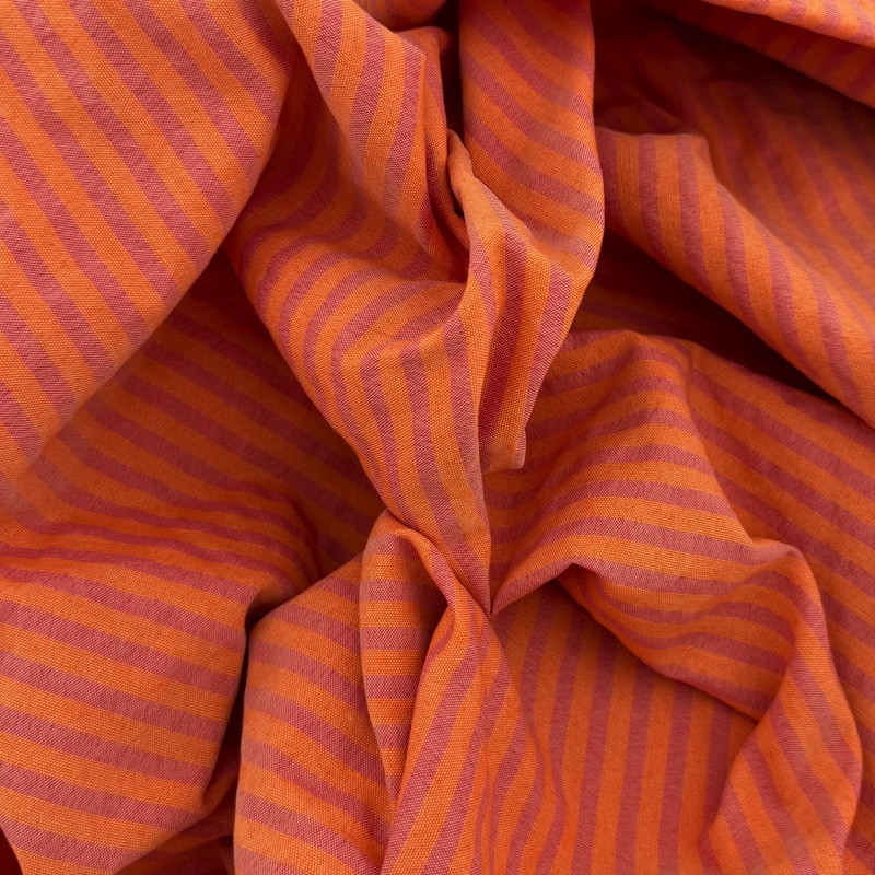 Bambula rayas naranja