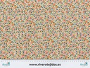 Algodón 100% Fleur liberty Coral