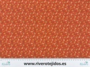 Algodón aspecto lino Euphoria coral