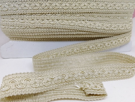 Galón entredós recto rayón 25mm.