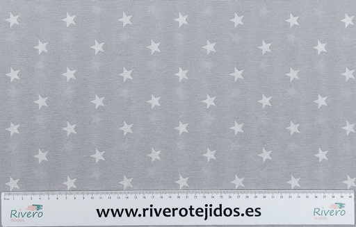 [7.0000] Loneta estrella baby gris