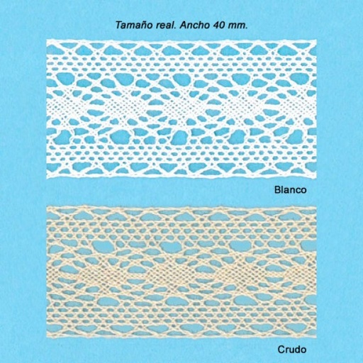 [1.1000] Encaje perlé entredos