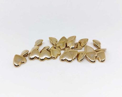 [0.1500] Botón dorado corazón