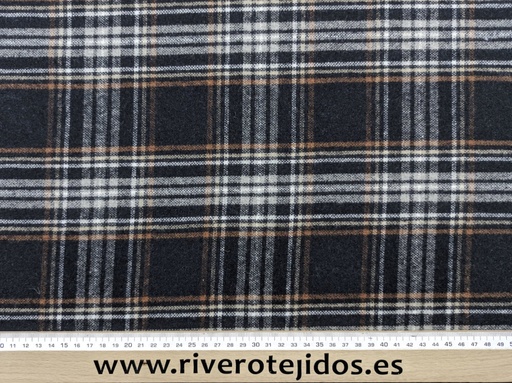 [12.5000] Paño cuadros azul marino