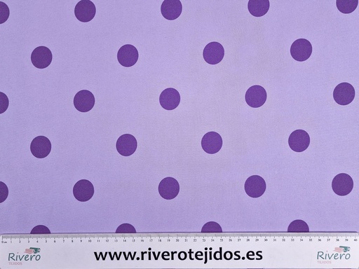 [FKG26/680] Strech fondo malva lunar lila