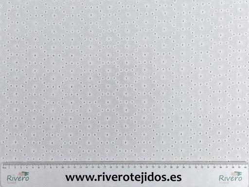 [PERF1006] Perforado blanco de flores caladas