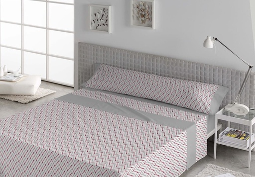 Juego de sábanas KIRPAL gris Karamelo