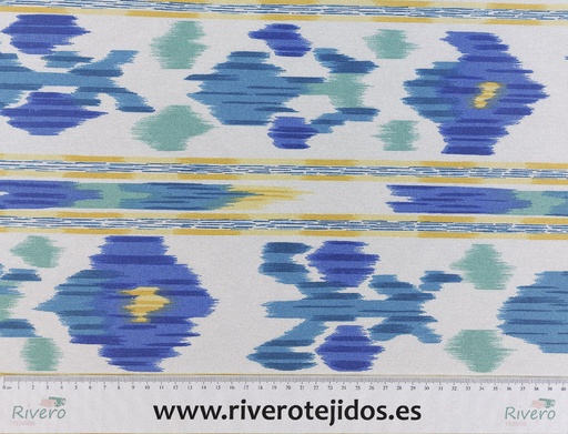 [2300512000009] Loneta resinada mallorquina azulina