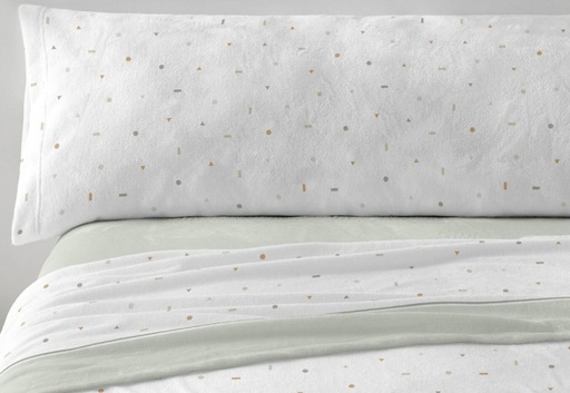 Sábana coralina Burrito blanco 997-04 menta