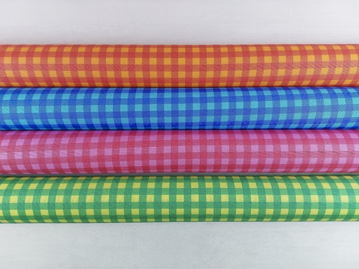 Resinado Neon vichy bicolor