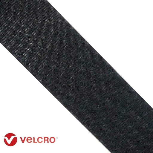 Velcro adhesivo macho negro 5cm