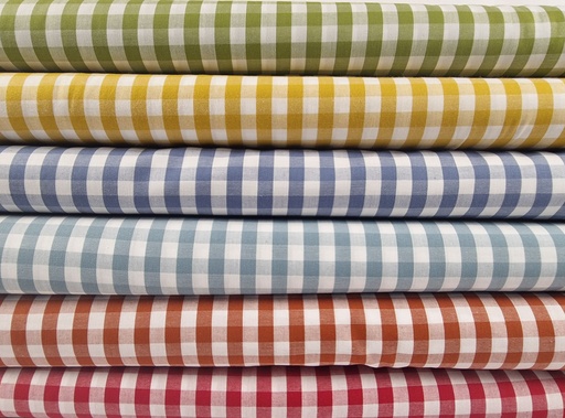 Popelin algodón vichy 9mm