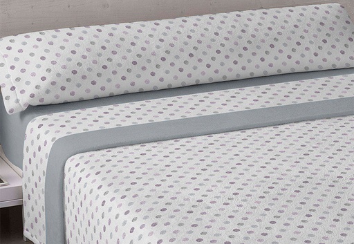 Sábana coralina KARAMELO Idelia gris