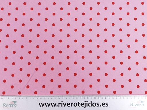 [ST08-2444/7621] Strech rosa lunar rojo