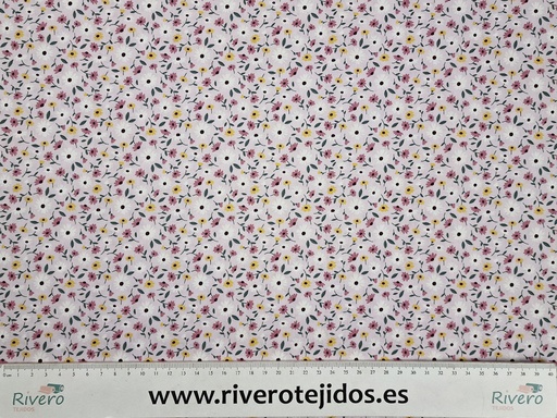 [ALG2001] Algodón 100% Fleur malva