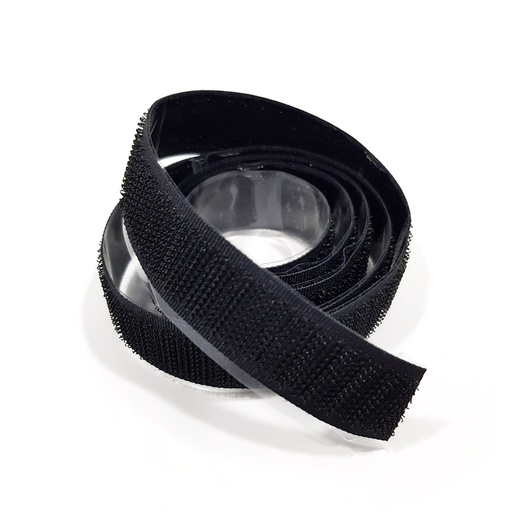 [0.8500] Velcro Adhesivo Macho Negro